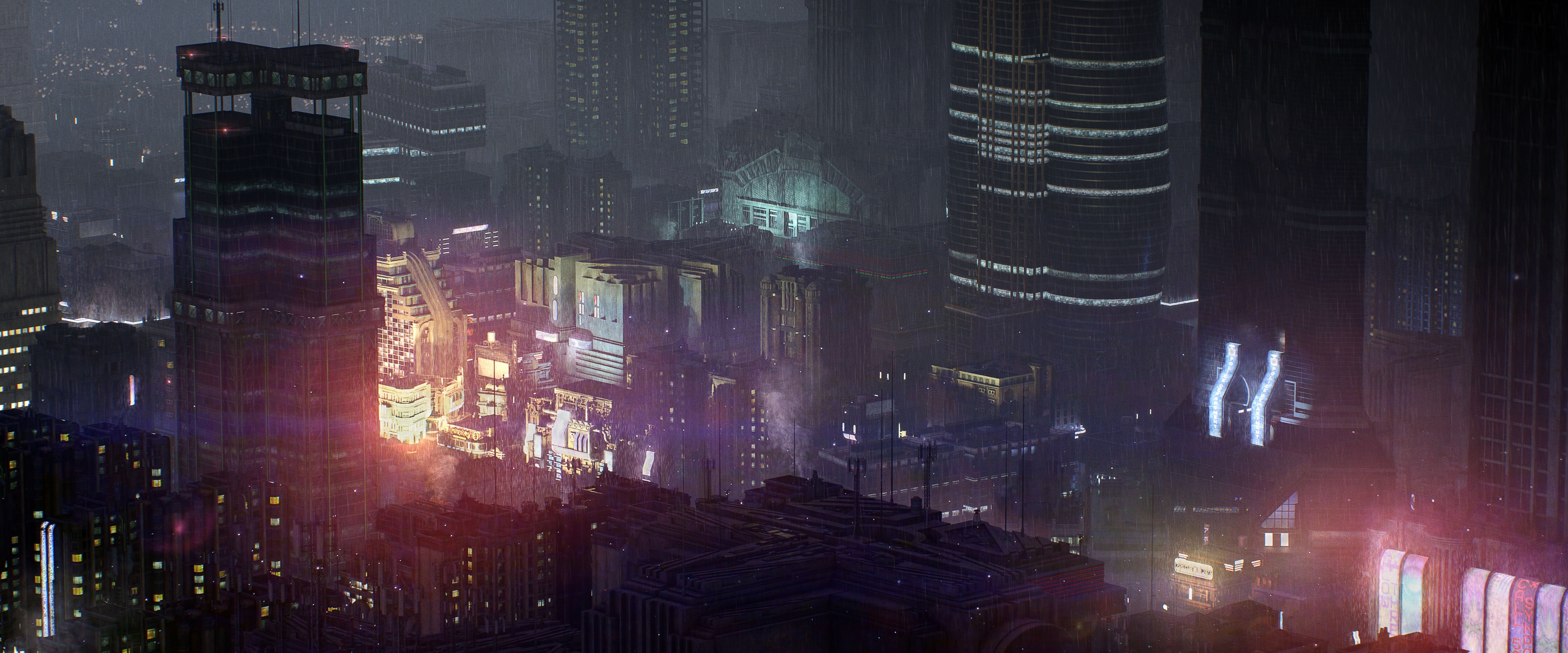 Behind the Scenes - Cyberpunk Neon Dystopia 3D Pack