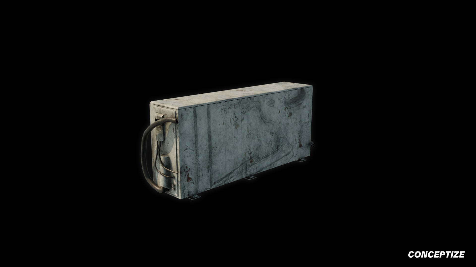 seoul air conditioner 3d asset pbr blender unreal engine korean urban prop