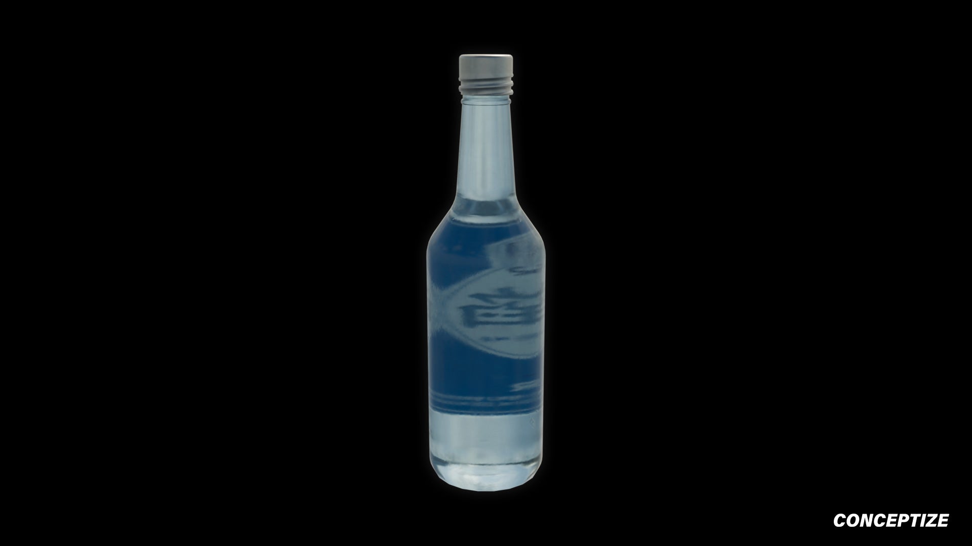 soju bottle 3d asset pbr blender unreal engine korean bar prop