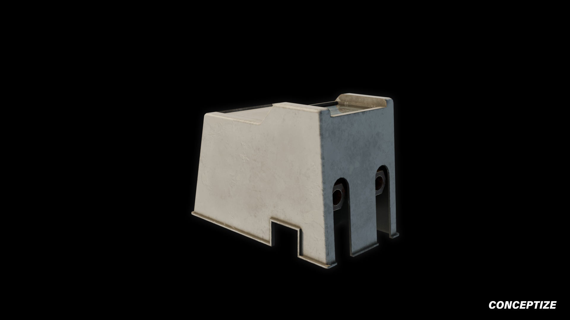 gas meter counter meticulously handcrafted 3d asset pbr blender unreal engine seoul urban Conceptize utility prop