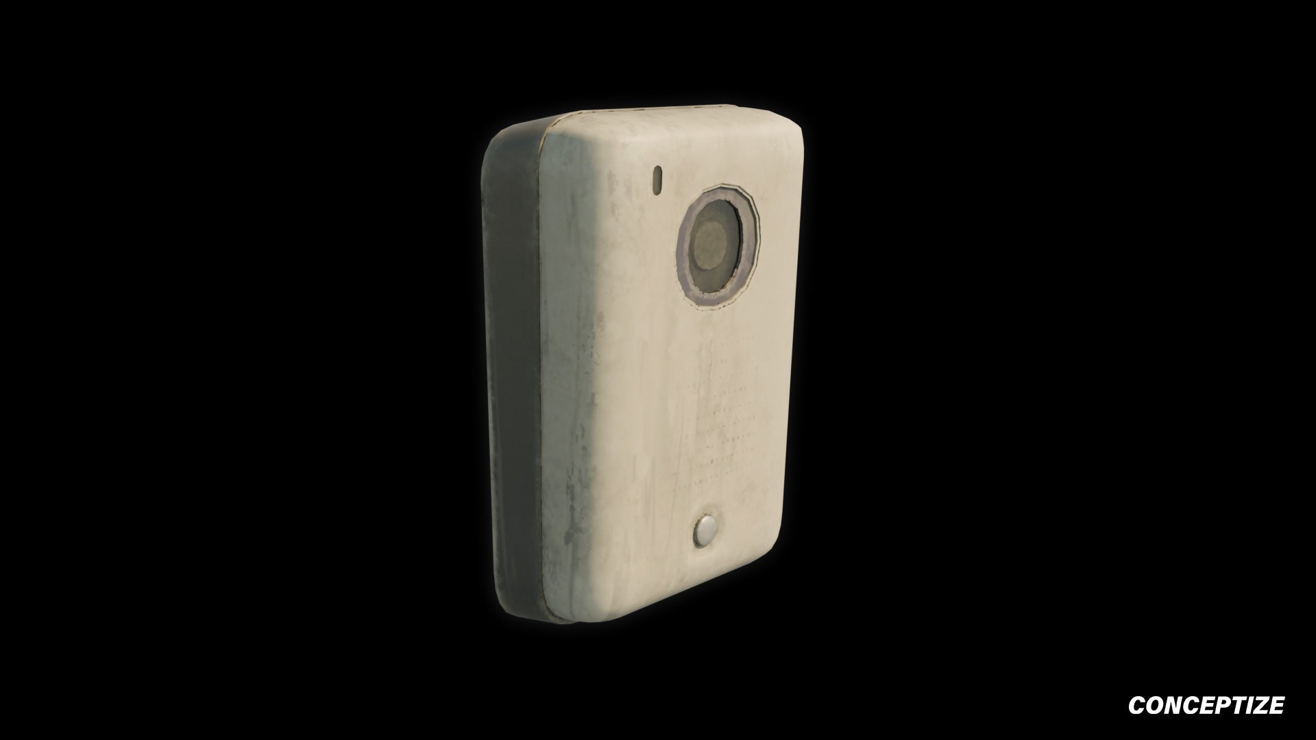 ring bell interphone meticulously handcrafted 3d asset pbr blender unreal engine seoul urban Conceptize communication prop