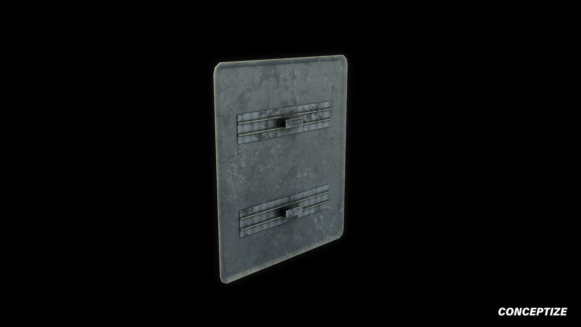 Korean traffic sign meticulously handcrafted 3d asset pbr blender unreal engine street signage conceptize