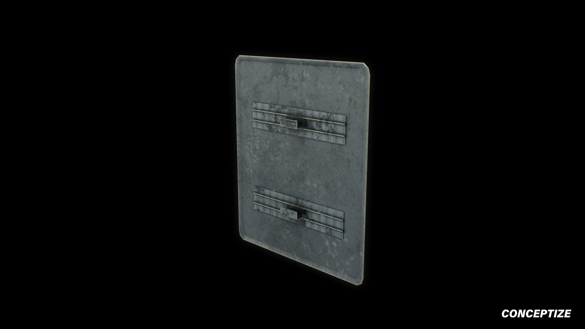 Korean traffic sign meticulously handcrafted 3d asset pbr blender unreal engine street signage conceptize