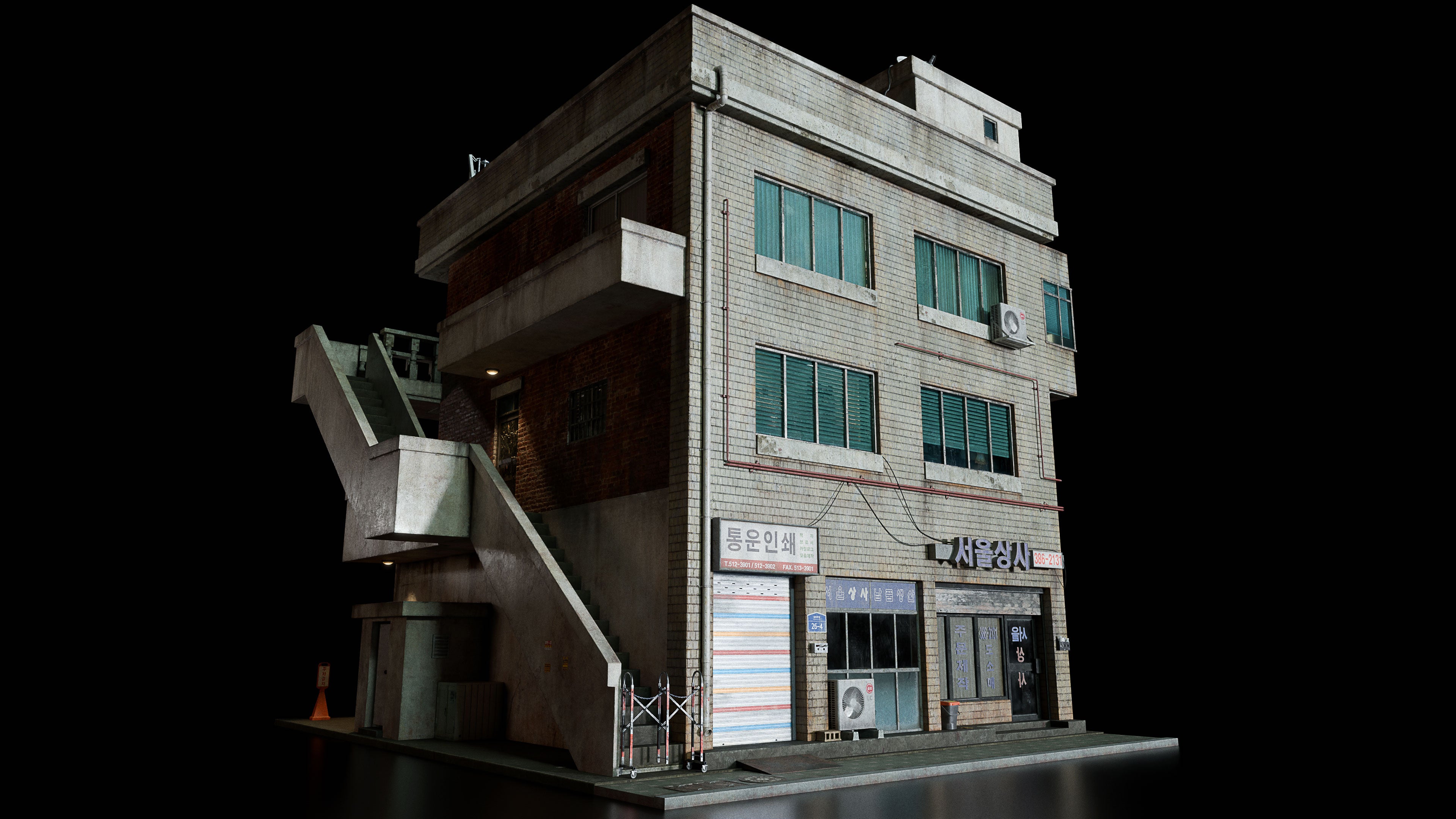 Seoul Streets 3D Pack