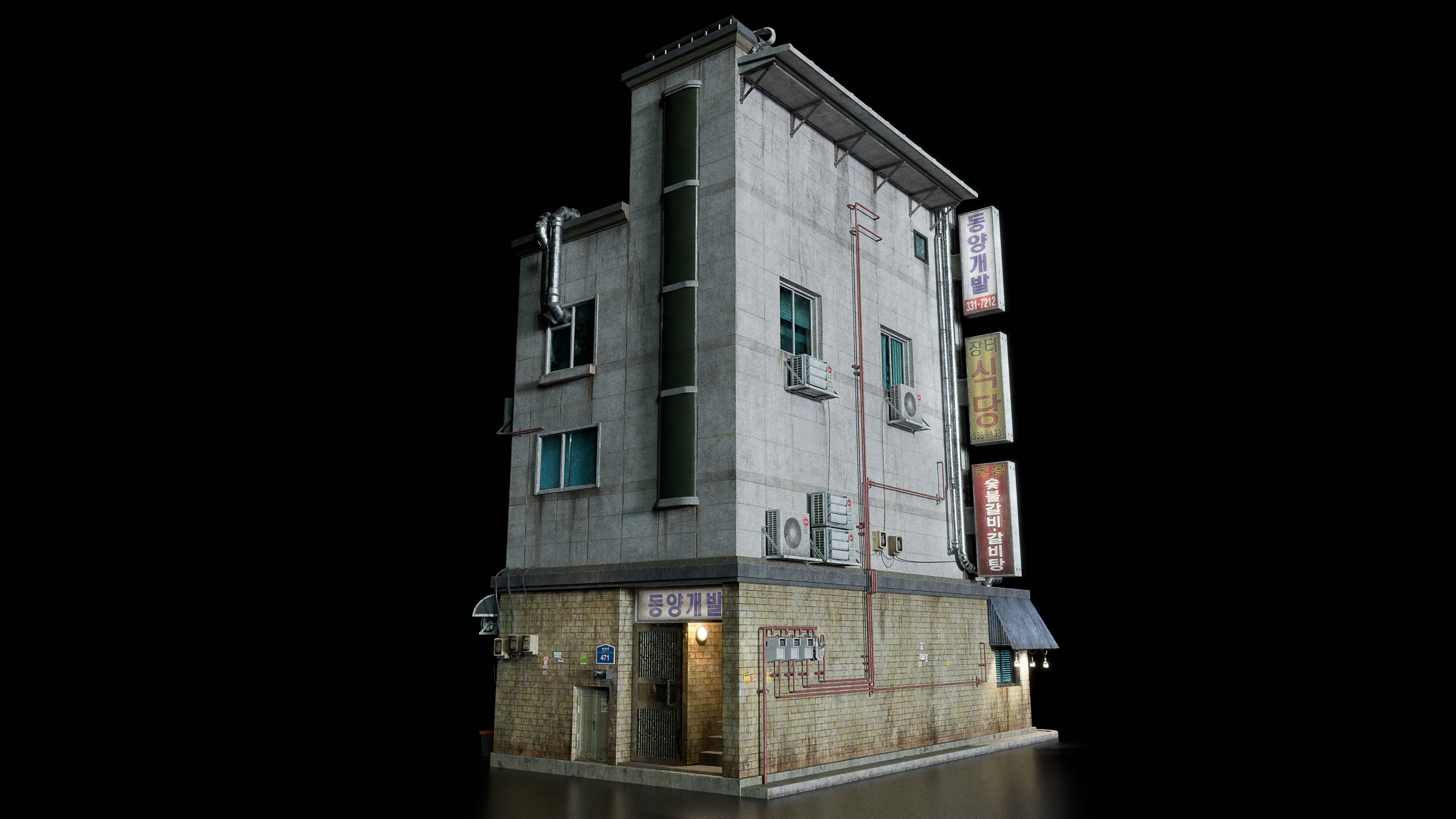 Seoul Streets 3D Pack