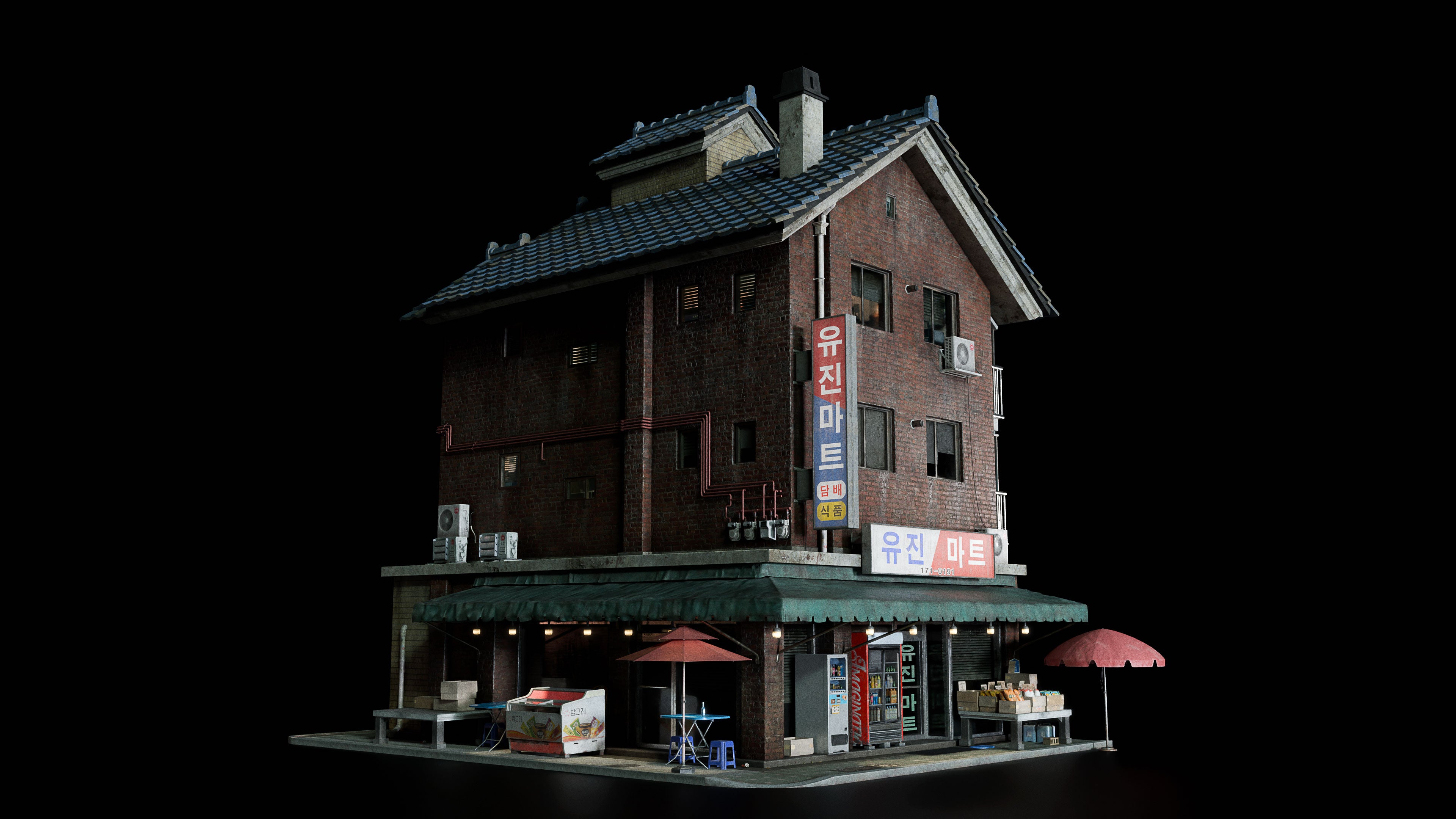 Seoul Streets 3D Pack