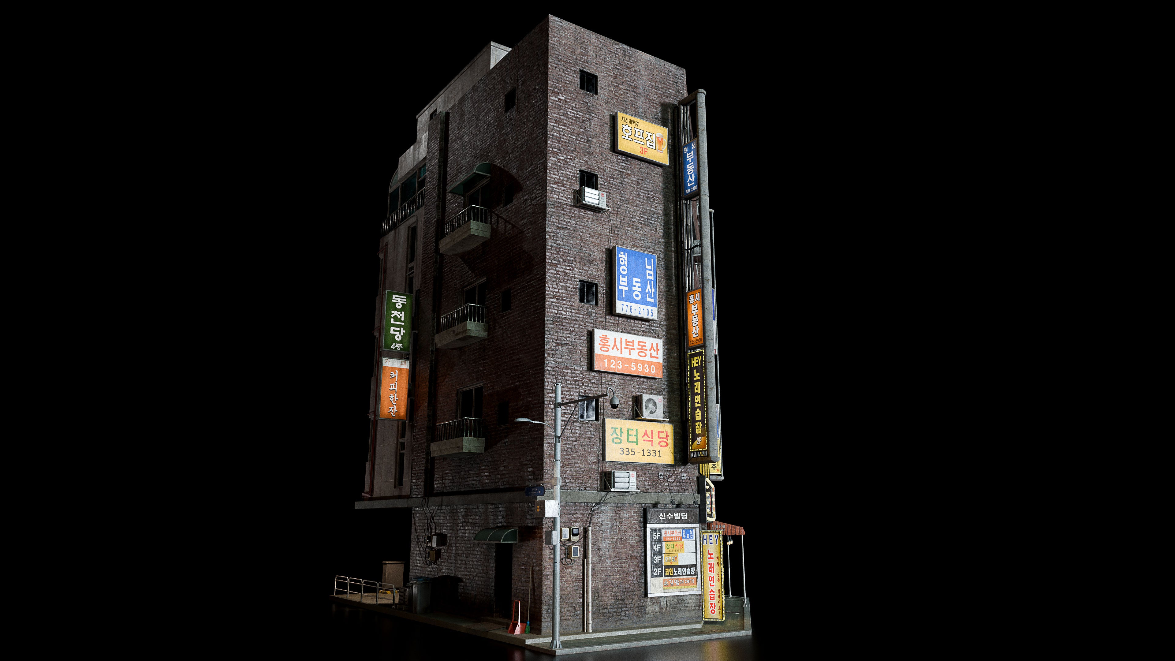 Seoul Streets 3D Pack