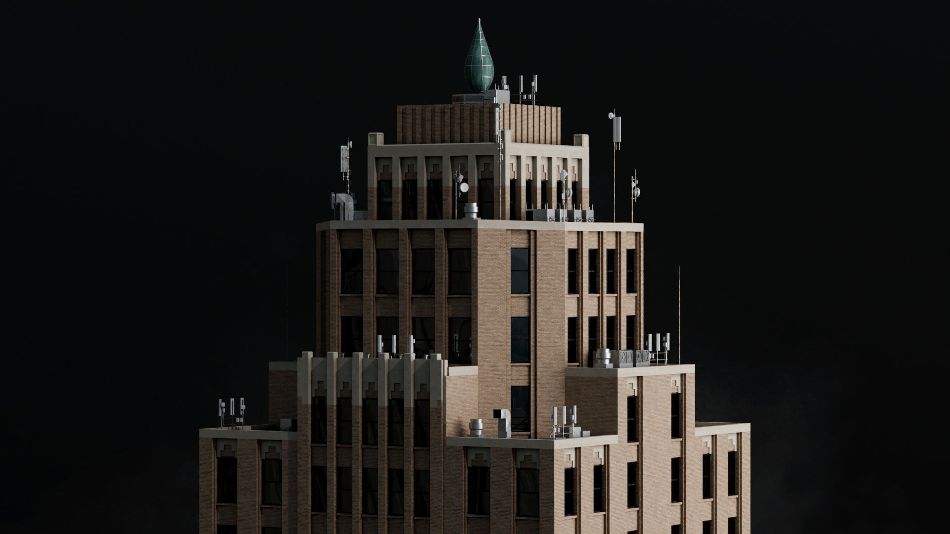 art deco 3d asset kit kitbash3d conceptize 3d pack