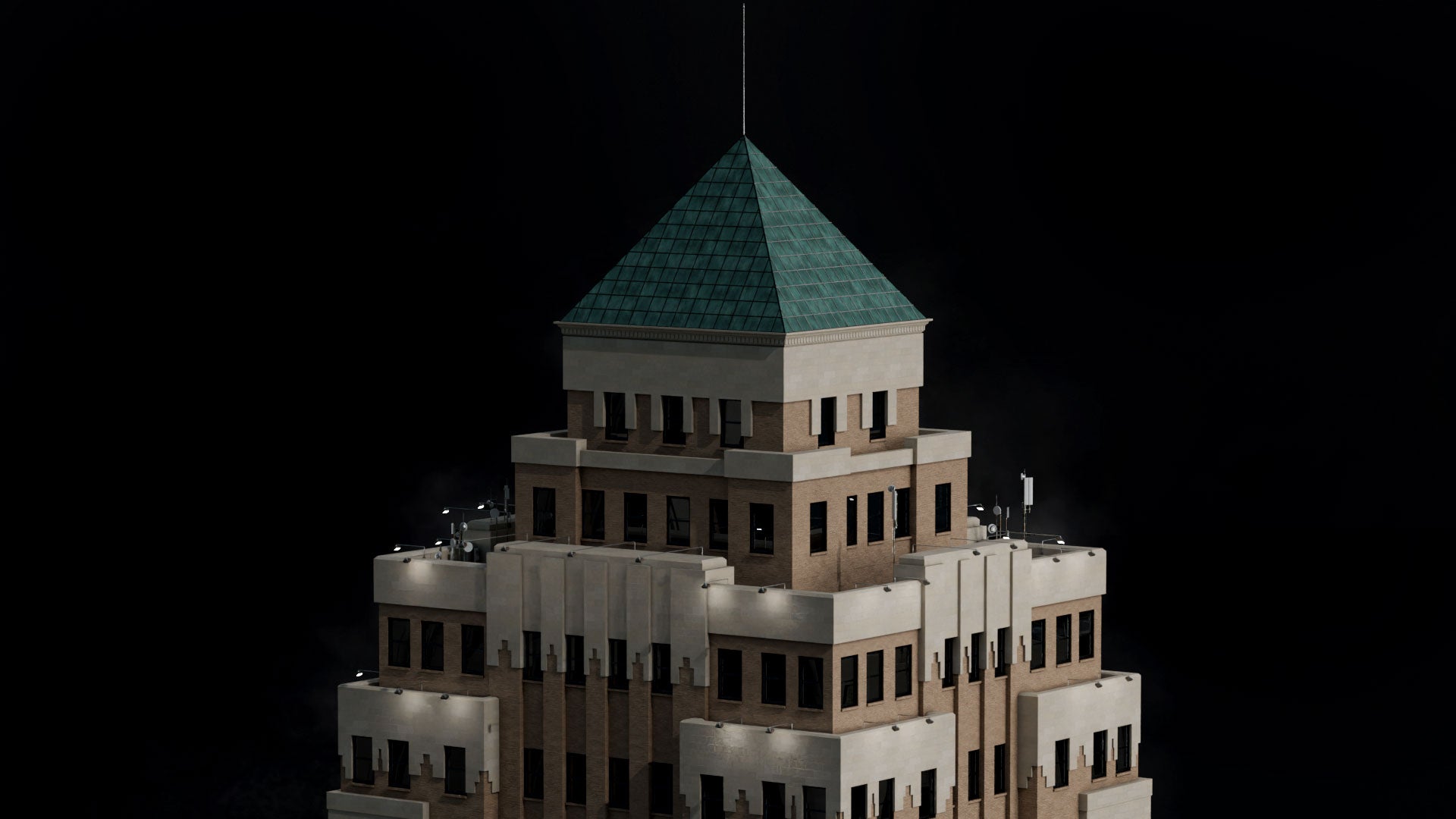 art deco 3d asset kit kitbash3d conceptize 3d pack