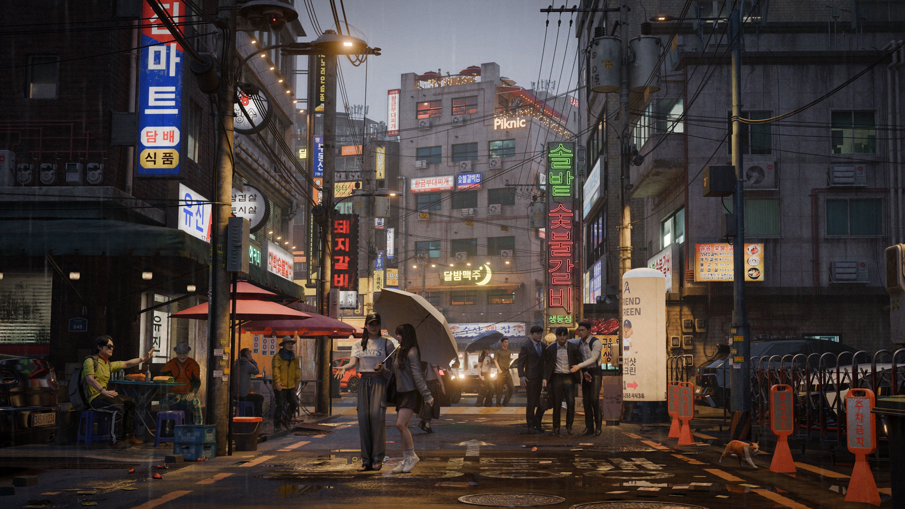 Seoul Streets 3D Pack