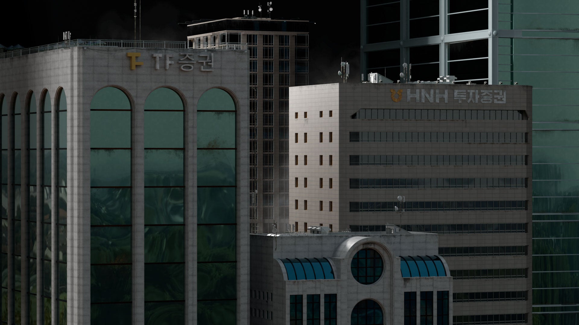 seoul 3d asset pack south korea building kit conceptize premium models church retail textures materials decals korean props videogames webcomics vfx visual effects