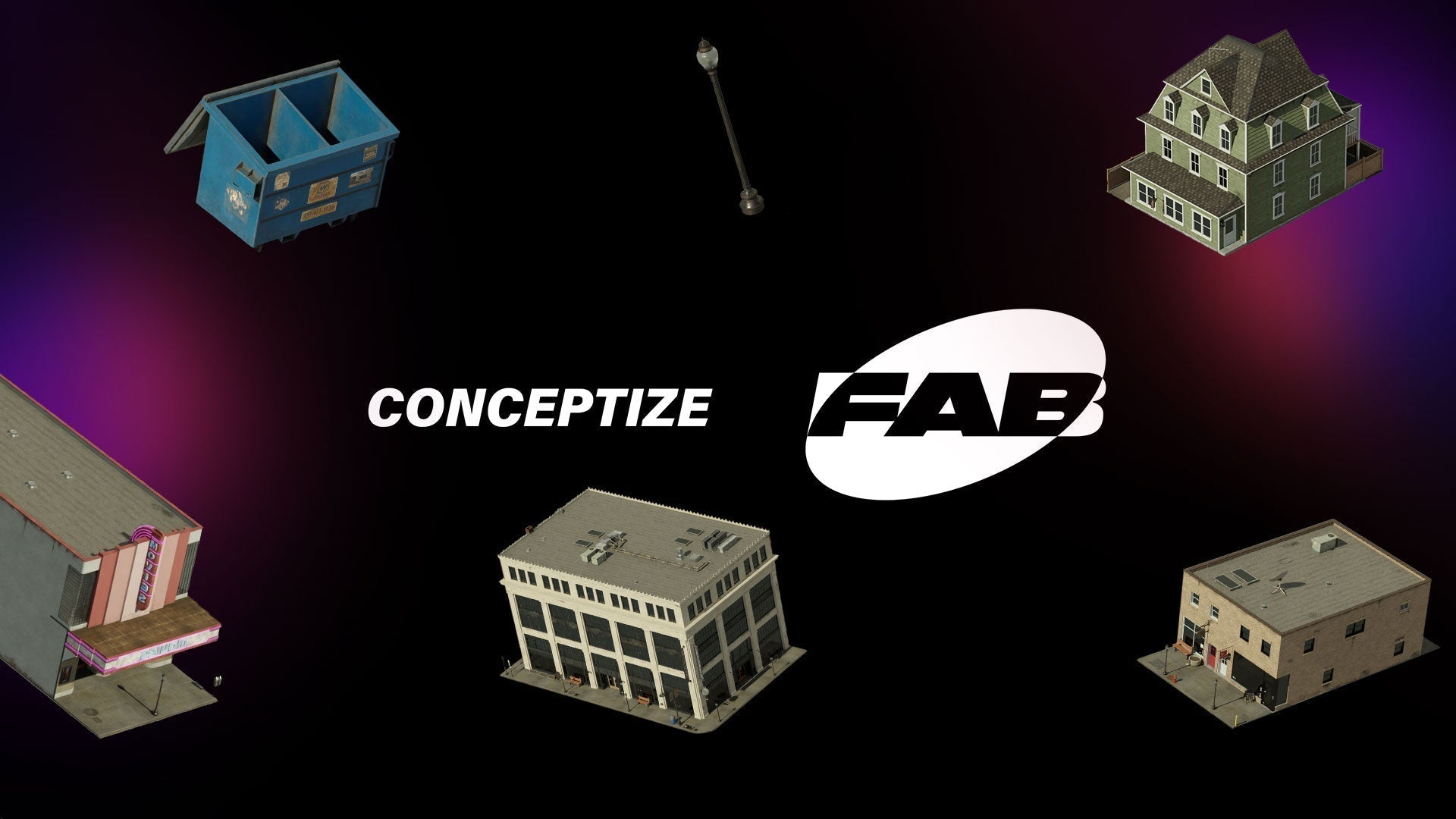 Conceptize 3D Asset Packs Now Available on Fab