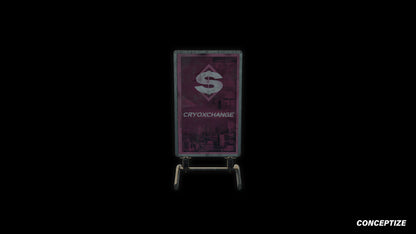 street sign sandwich board a board japanese street prop cyberpunk