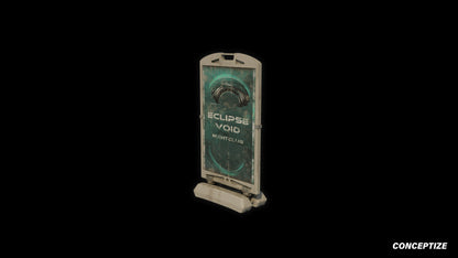 street sign sandwich board a board japanese street prop cyberpunk