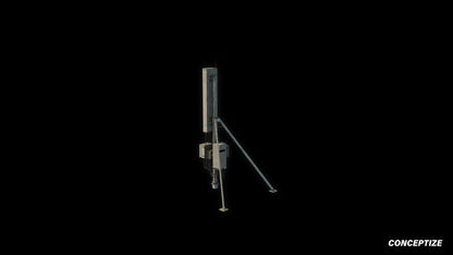 sector antennas panel antenna 3d premium handcrafted 3d asset cyberpunk prop videogames vfx film