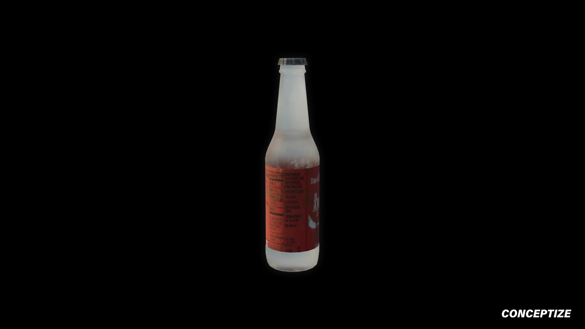 Cola bottle 3D model realistic beverage prop PBR textured optimized for Blender Unreal Engine product visualization advertising supermarket environments