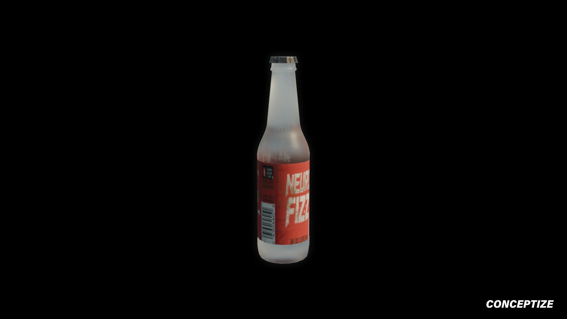 Cola bottle 3D model realistic beverage prop PBR textured optimized for Blender Unreal Engine product visualization advertising supermarket environments