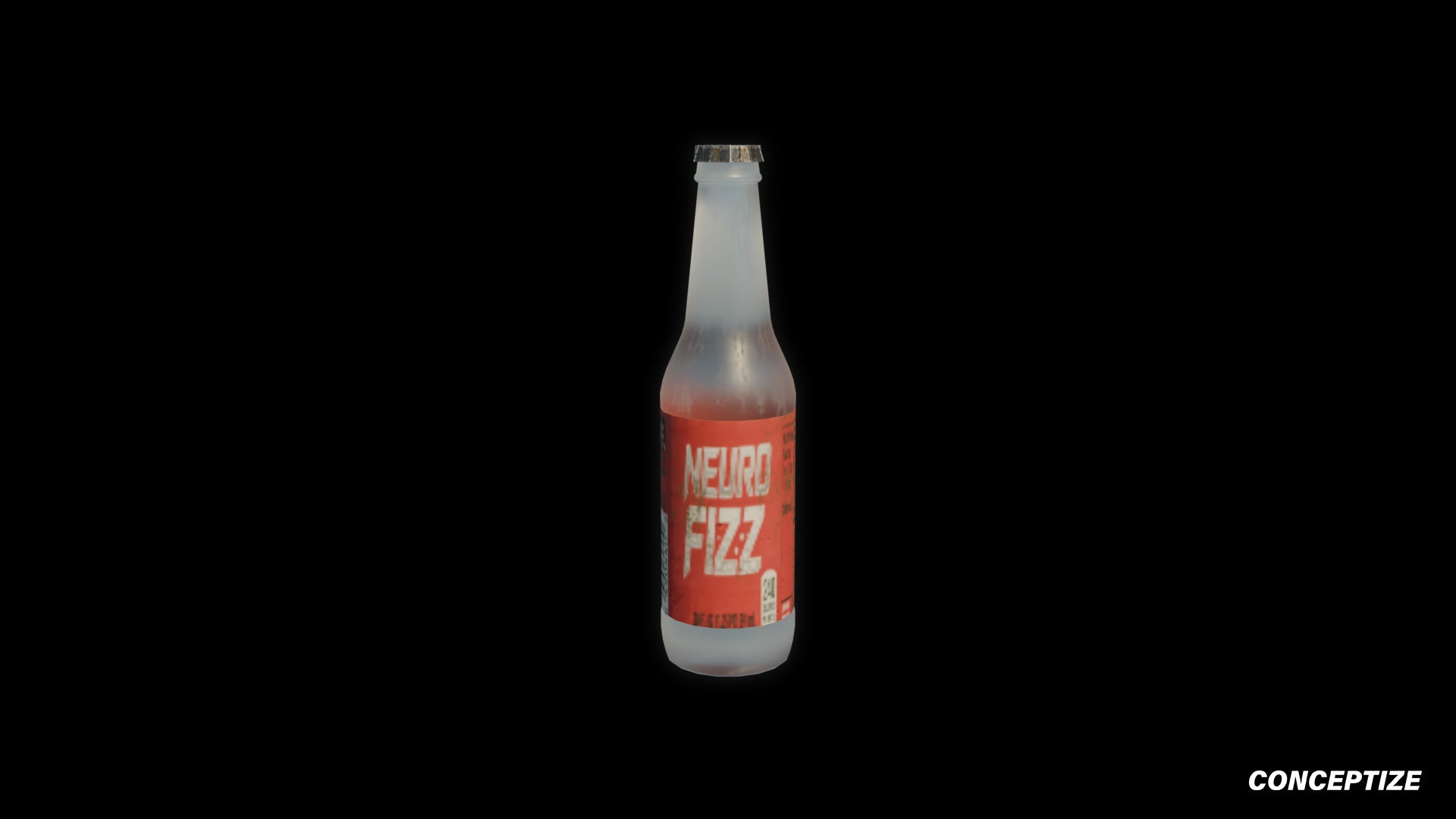 Cola bottle 3D model realistic beverage prop PBR textured optimized for Blender Unreal Engine product visualization advertising supermarket environments