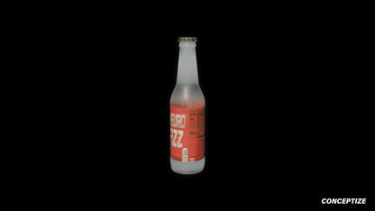 Cola bottle 3D model realistic beverage prop PBR textured optimized for Blender Unreal Engine product visualization advertising supermarket environments