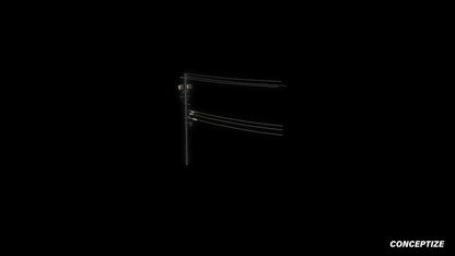Power pole 3D model meticulously handcrafted PBR textured optimized for Blender Unreal Engine urban industrial post apocalyptic environments