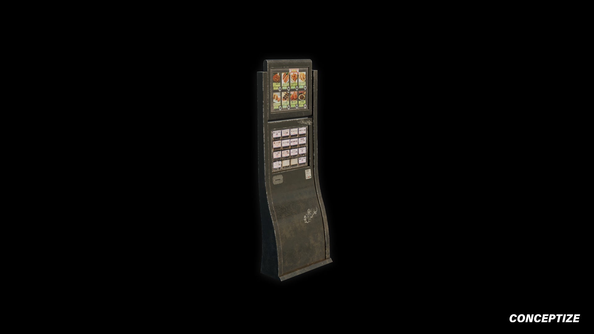 Vending machine 3D model meticulously handcrafted PBR textured optimized for Blender Unreal Engine urban commercial futuristic environments