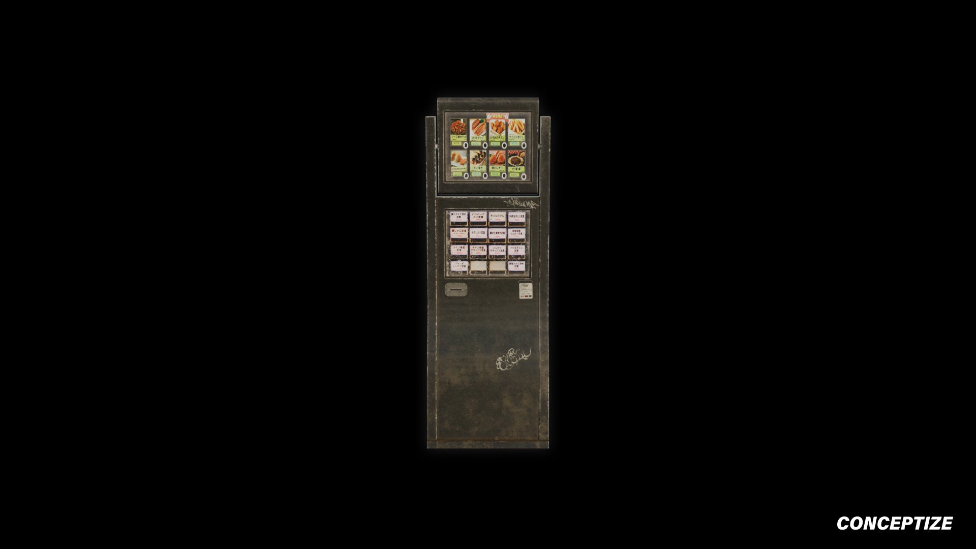 Vending machine 3D model meticulously handcrafted PBR textured optimized for Blender Unreal Engine urban commercial futuristic environments