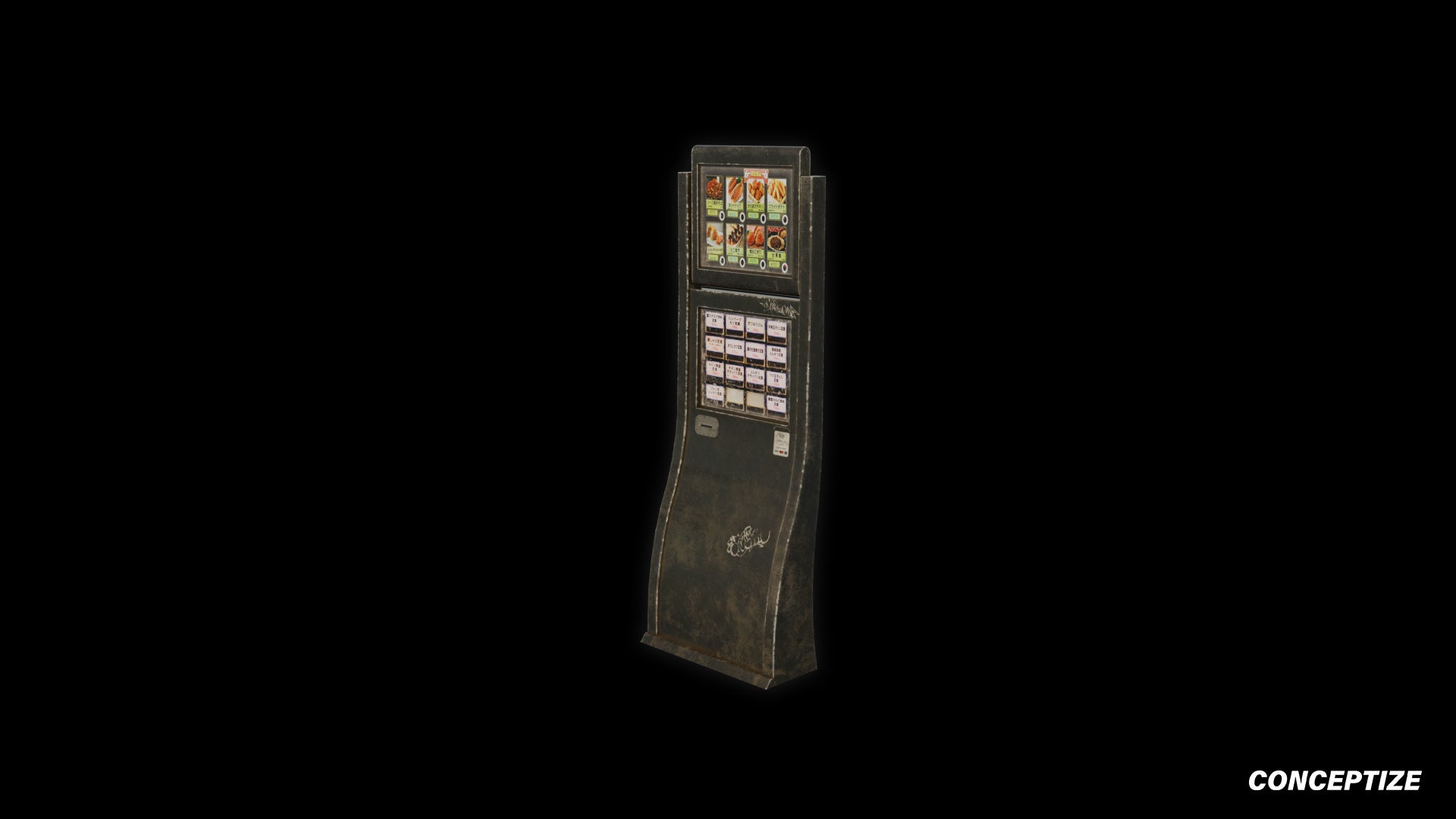 Vending machine 3D model meticulously handcrafted PBR textured optimized for Blender Unreal Engine urban commercial futuristic environments