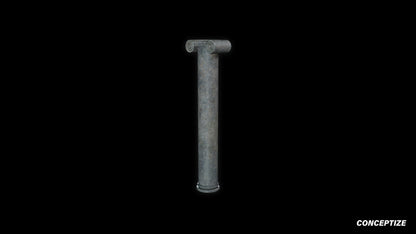 neo gothic column meticulously handcrafted gothic architectural 3D prop PBR asset Blender Maya 3ds Max Houdini Unreal Engine