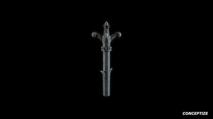 neo gothic finial meticulously handcrafted gothic rooftop ornament PBR 3D asset Blender Maya 3ds Max Houdini Unreal Engine