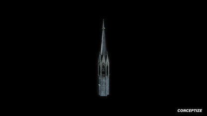 neo gothic spire meticulously handcrafted gothic tower ornament 3D prop PBR asset Blender Maya 3ds Max Houdini Unreal Engine