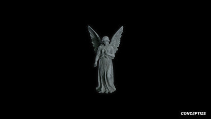 neo gothic angel statue meticulously handcrafted gothic sculpture 3D prop PBR asset Blender Maya 3ds Max Houdini Unreal Engine