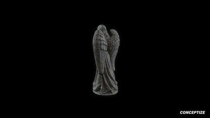 neo gothic angel statue meticulously handcrafted gothic sculpture 3D prop PBR asset Blender Maya 3ds Max Houdini Unreal Engine