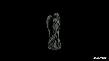 neo gothic angel statue meticulously handcrafted gothic sculpture 3D prop PBR asset Blender Maya 3ds Max Houdini Unreal Engine