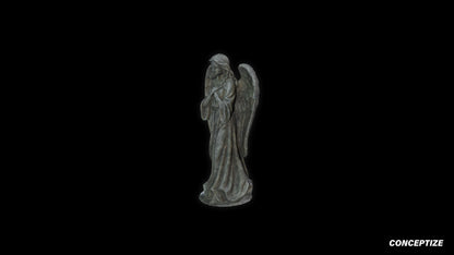neo gothic angel statue meticulously handcrafted gothic sculpture 3D prop PBR asset Blender Maya 3ds Max Houdini Unreal Engine