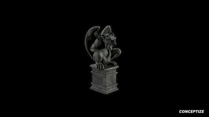 neo gothic gargoyle statue meticulously handcrafted gothic sculpture 3D prop PBR asset Blender Maya 3ds Max Houdini Unreal Engine