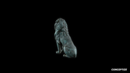 neo gothic lion statue meticulously handcrafted gothic sculpture 3D prop PBR asset Blender Maya 3ds Max Houdini Unreal Engine