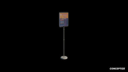 Korean bus stop 3D model meticulously handcrafted PBR textured optimized Blender Unreal Engine urban streets public transport environments