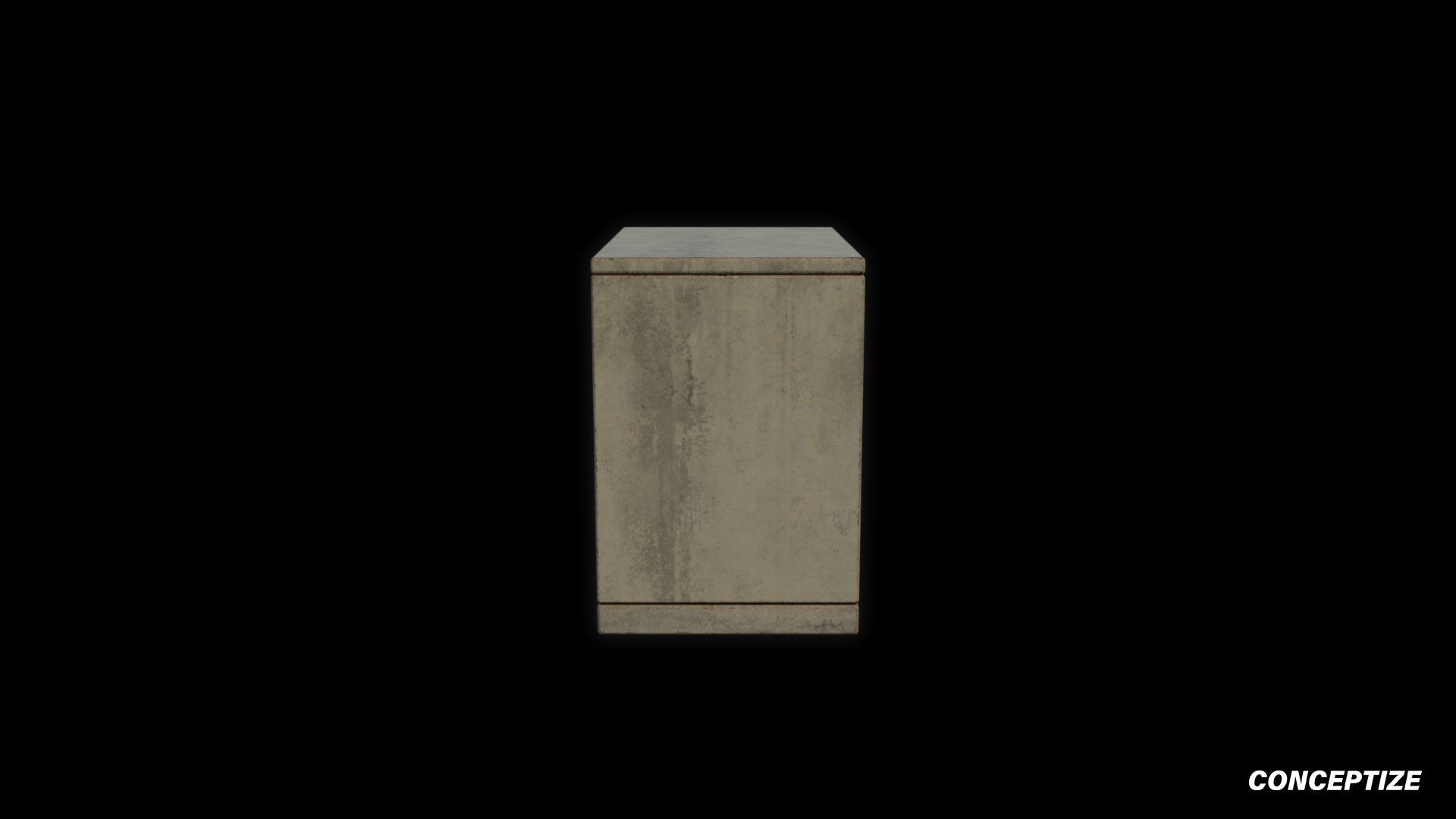 Korean electric street box unit 3D model meticulously handcrafted PBR textured optimized Blender Unreal Engine urban industrial utility environments