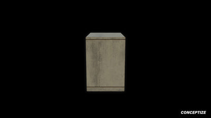 Korean electric street box unit 3D model meticulously handcrafted PBR textured optimized Blender Unreal Engine urban industrial utility environments