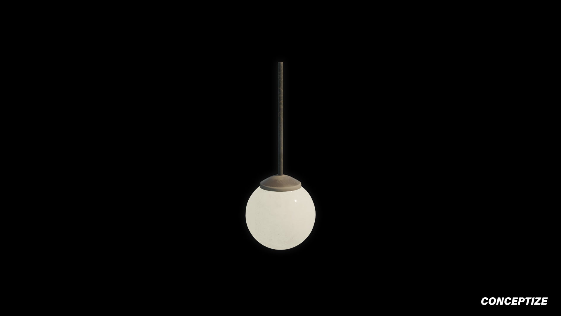 Korean oval light 3D model meticulously handcrafted PBR textured optimized Blender Unreal Engine urban streets signage architectural environments