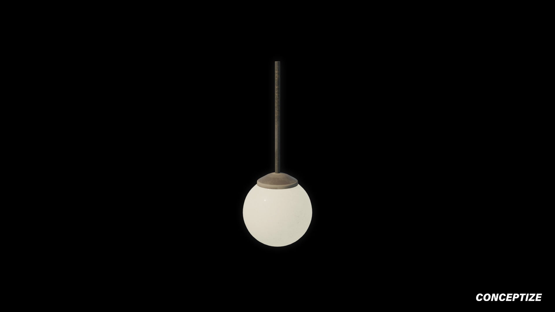 Korean oval light 3D model meticulously handcrafted PBR textured optimized Blender Unreal Engine urban streets signage architectural environments