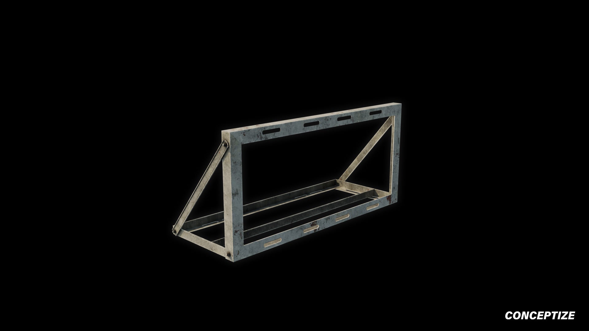 seoul air conditioner 3d asset pbr blender unreal engine korean urban prop