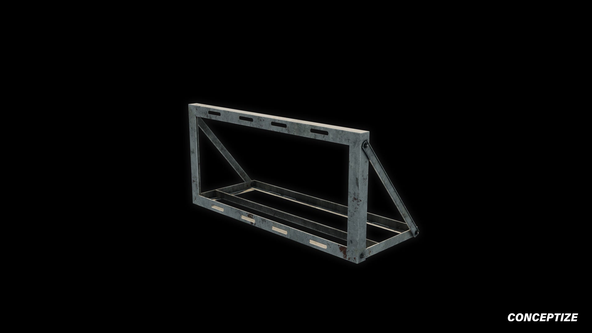 seoul air conditioner 3d asset pbr blender unreal engine korean urban prop