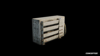 seoul air conditioner 3d asset pbr blender unreal engine korean urban prop