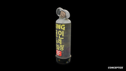seoul balloon street air sign 3d asset pbr blender unreal engine urban prop