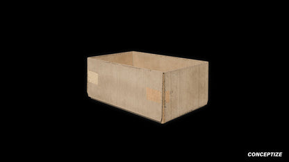 cardboard box 3d asset pbr blender unreal engine seoul urban packaging prop