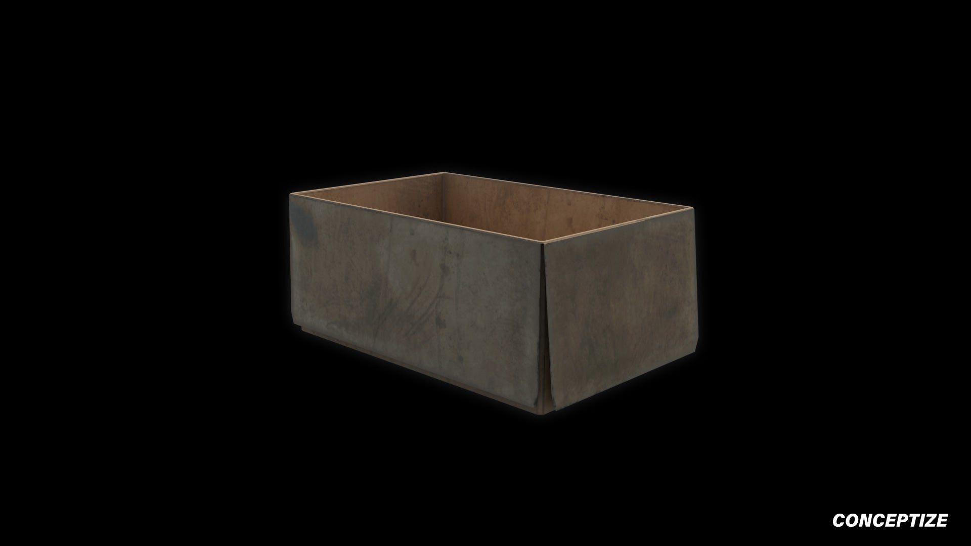 cardboard box 3d asset pbr blender unreal engine seoul urban packaging prop