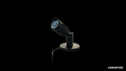cctv surveillance security camera 3d asset pbr blender unreal engine seoul urban rooftop monitoring prop