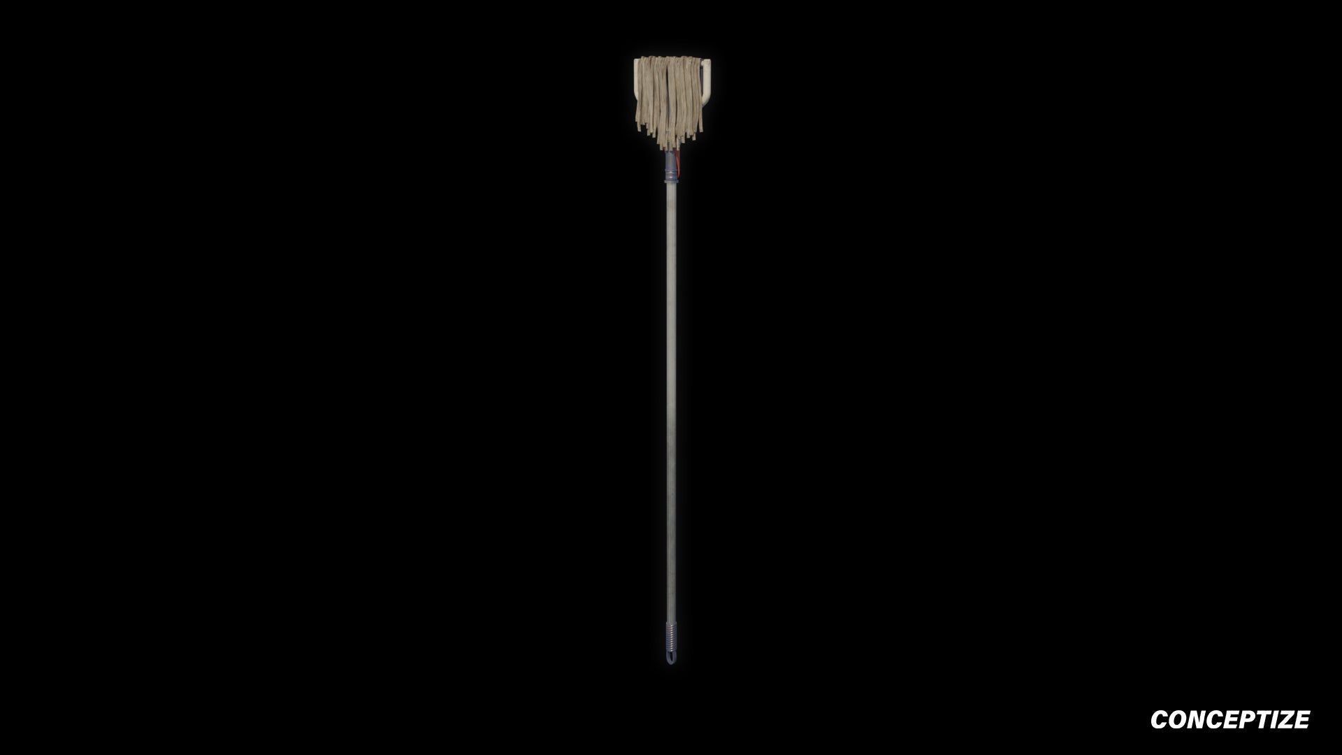 cleaning mop 3d asset pbr blender unreal engine seoul urban street household prop