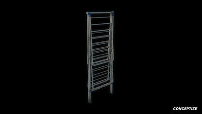 drying rack meticulously handcrafted 3d asset pbr blender unreal engine seoul urban apartment Conceptize furniture prop
